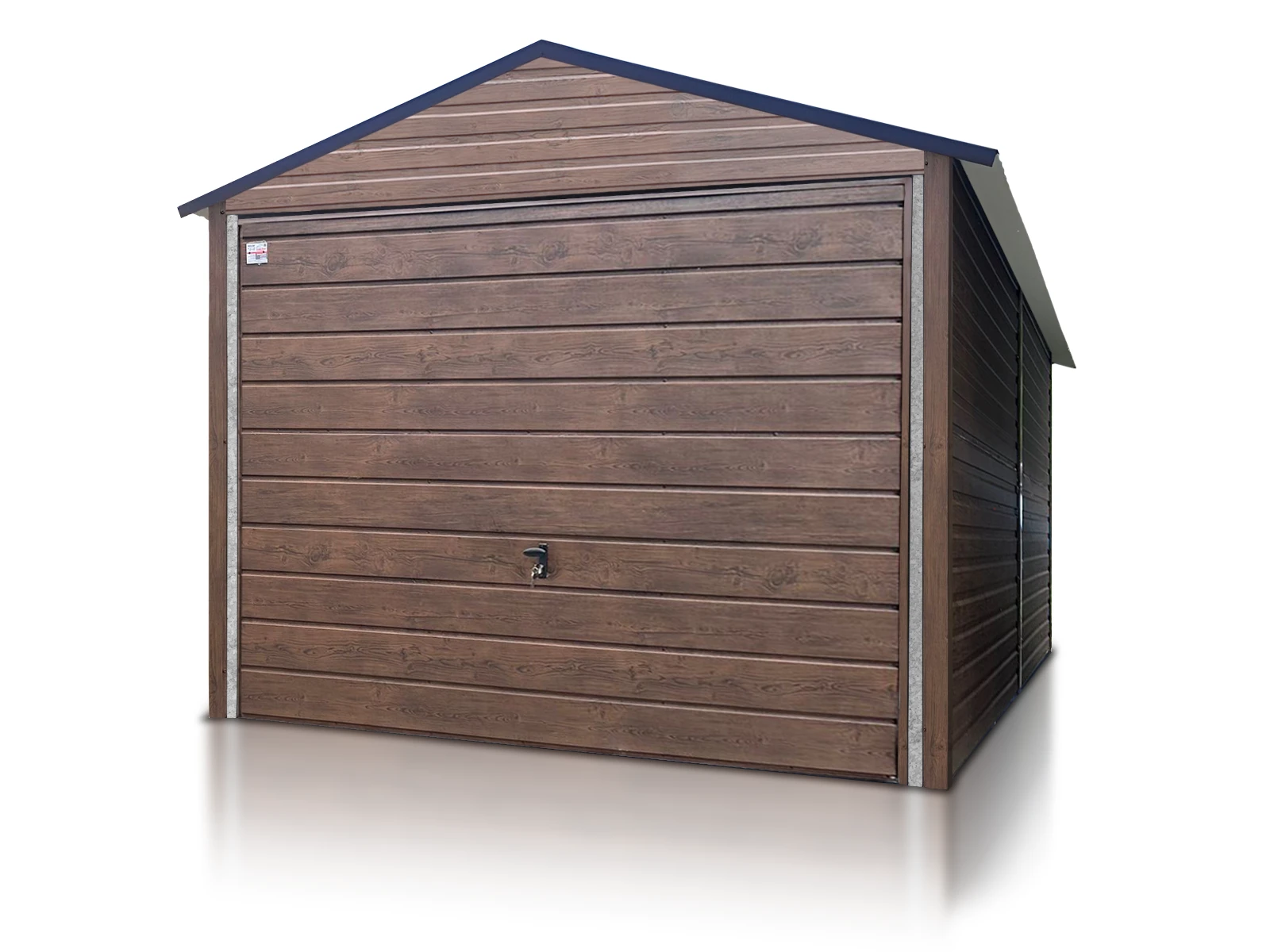 Garáž pre jedno auto 3x4 m - drevo dekór