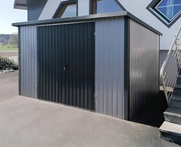 Domček na náradie 2x3 m Pultová strecha Hliník