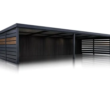 Carport 12×5 Hliníkový prístrešok pre auto