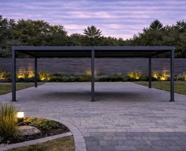 Carport 6×6 Hliníkový prístrešok pre auto