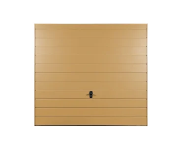 Garážová brána 2,5x2,5 m, výklopná, vodorovné prelisy, panel 17 cm