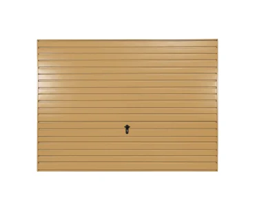 Garážová brána 2,5x2,5 m, výklopná, vodorovné prelisy, panel 10 cm