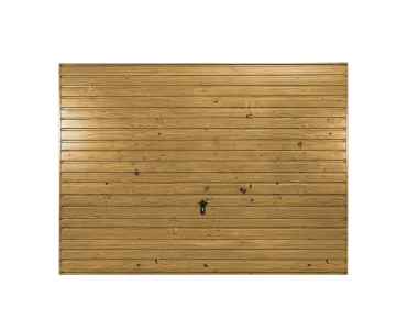 Garážová brána 2,5x2,5 m, výklopná, drevodekor, vodorovné prelisy, panel 10 cm