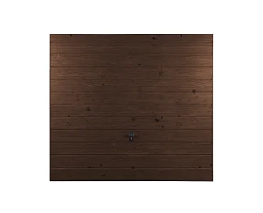 Garážová brána 2x2,5 m, výklopná, drevodekor, vodorovné prelisy, panel 17 cm