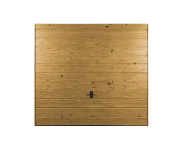 Garážová brána 2,5x2,5 m, výklopná, drevodekor, vodorovné prelisy, panel 17 cm
